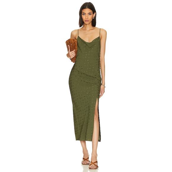 Veronica Beard Womens Chapel Dress Bright Army Green Size 10 NWT